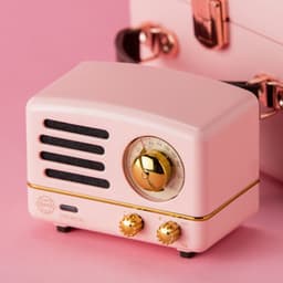 MUZEN OTR Metal - Draagbare FM-radio Bluetooth luidspreker 10 uur speeltijd - Bluetooth Speaker - Draadloze Speaker - Mini Bluetooth speaker - Draagbare speaker - Roze — thumbnail 4