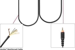 DerComms® oorschelp - headset - oortje voor Motorola CLP446e en CLPe portofoon — thumbnail 3