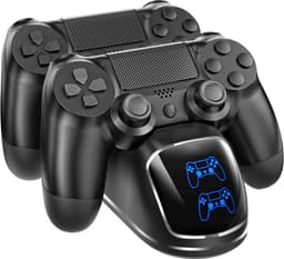 Dubbel Dock Lader Voor Controller  PS4 Slim PS4 Pro - Charger Controller PS4 - Laadstation PS4 — thumbnail 1