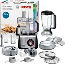 Bosch MultiTalent 8 MC812M865 - Foodprocessor - Zwart/RVS — thumbnail 4