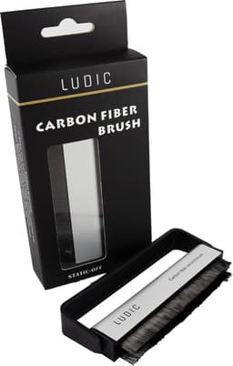 Ludic Audio  Platenborstel Carbon fiber Anti Static Carbon fiber Record Brush — thumbnail 2