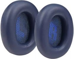 Oorkussens Geschikt Voor JBL Live 650BT NC / 660 NC Koptelefoon - 2 Stuks - Zacht Schuim - Eiwitleer - Donkerblauw