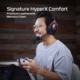 HyperX Cloud Alpha Draadloze Gaming Headset - Zwart/Rood — thumbnail 13