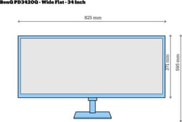BenQ Creative Pro PD3420Q Ultrawide Monitor - WQHD Grafisch Design/ Filmbewerking - USB-C - 3440x1440 - IPS beeldscherm - Geschikt voor Mac - 34 inch — thumbnail 3