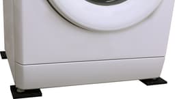 Scanpart trillingsdempers wasmachine vierkant - Geschikt voor AEG Bosch Miele Samsung Siemens - Zwart - Universeel - Set van 4 stuks — thumbnail 8