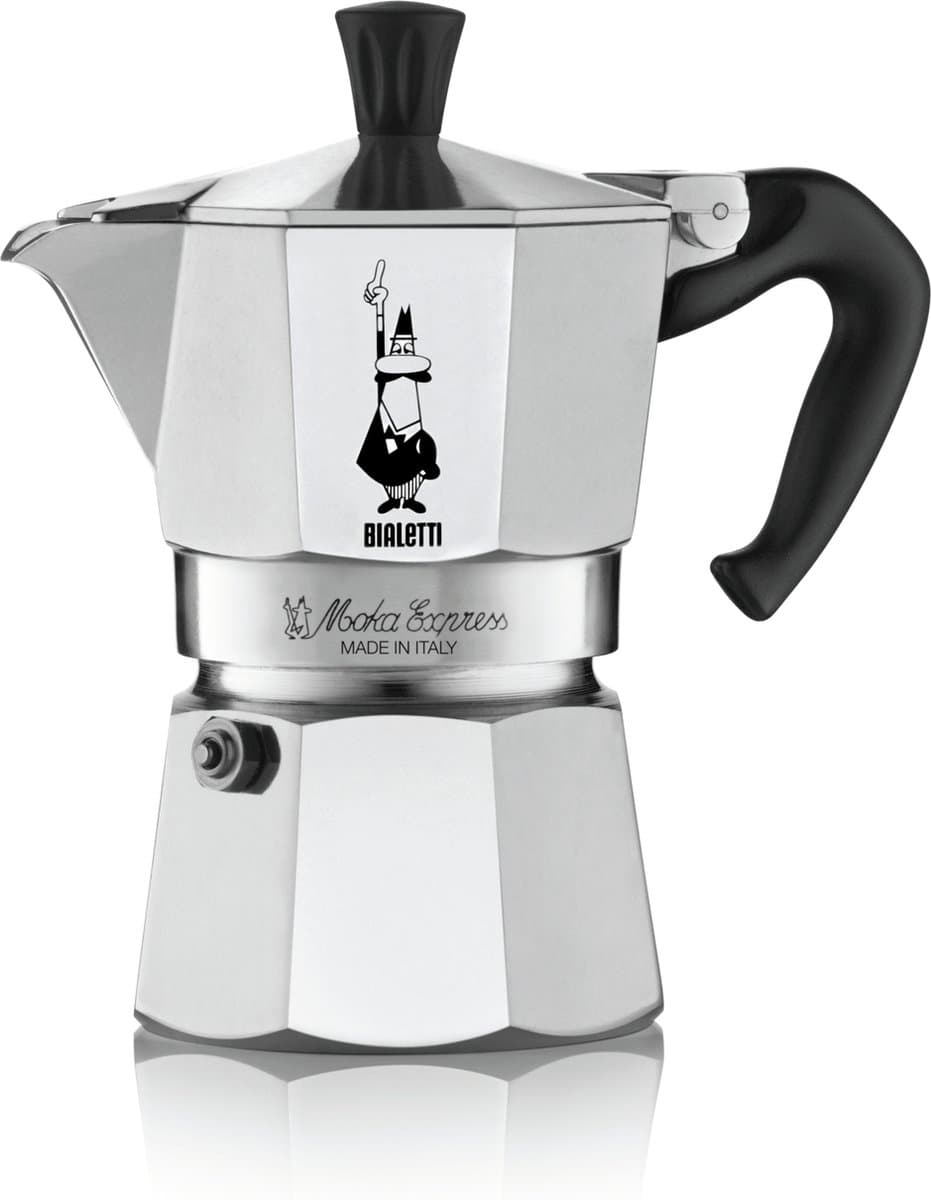 Bialetti Moka Express - Percolator - 4 kops - Aluminium — afbeelding 1