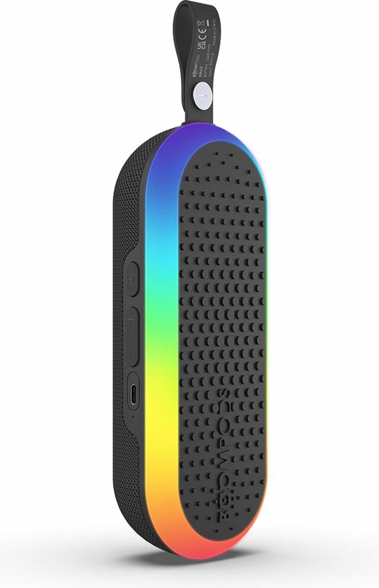 Boompods HALO Draadloze stereoluidspreker Zwart 16 W — afbeelding 1