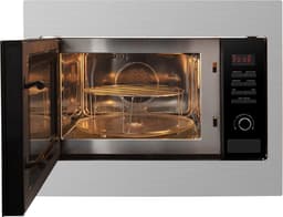 Inventum IMC6125F - Inbouw combi-oven - Hetelucht - Magnetron - Grill - 25 liter - 45 cm hoog - Tot 220 graden - RVS/Zwart — thumbnail 4