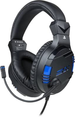 Bigben Stereo Gaming Headset V3 - PS5/PS4 - Zwart/Blauw — thumbnail 2