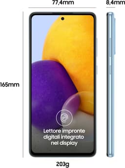 Samsung Galaxy A72 4G - 128GB - Awesome Blue — thumbnail 22