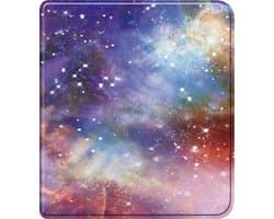 Hoesje Geschikt voor Kobo Libra Colour Hoes Book Case - eReader Hoes Geschikt voor Kobo Libra Colour Hoesje Book Cover - Galaxy