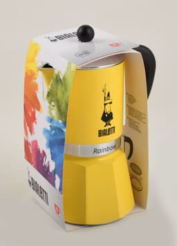 Bialetti Rainbow Geel Percolator 200ml – 3 kops — thumbnail 3