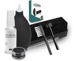 Innovaland - Platenborstel - 6 in 1 Set - Vinyl - Platenreiniger - LP - Borstel - Reiniger - Schoonmaakset - Reinigingsset - Naalborstel - Platenspeler - Antistatisch - Vinyl Cleaning Kit - Platen Schoonmaakset - Naaldborstel Platenspeler