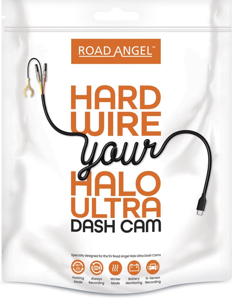 Road Angel Halo Guard en Halo Play Hardwire Kit RA7300C - Type C - Geschikt voor de Halo Guard en Halo Play — afbeelding 1