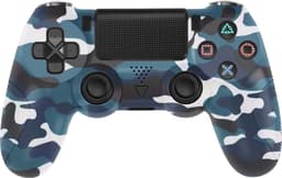 Dadson Draadloze Controller - Geschikt voor PS4 - Camouflage Blauw — thumbnail 1
