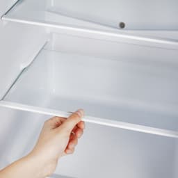 Sweiko 106L Tweezonige Energiebesparende Koelkast, 60L Koelkast + 46L 4-Sterrenvriezer, 7-Temperatuurinstellingen, 45 dB, Geborsteld Grijs-Zilver, LED verlichting, verstelbare planken, 166 kWh/Jaar — thumbnail 8