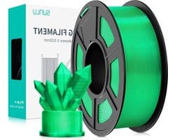 175 mm PLA Plus Filament 1 kg Sterker Belastbaar - Neatly Wound - Maatnauwkeurigheid +/- 002 mm - Transparant Groen
