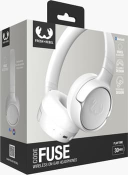 Fresh ‘n Rebel Code Fuse – Draadloze on-ear koptelefoon - Bluetooth - 30 uur Speeltijd - Wit - Ice Grey — thumbnail 3