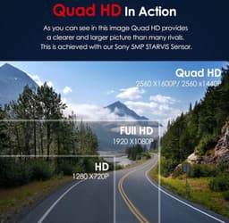 Autocamera 1080p Full HD 25K wifi super nachtzicht 170 graden groothoek G-sensor WDR loopopname 24-uurs parkeermonitor - Full HD dashcam met 170 graden groothoek dashcam — thumbnail 3