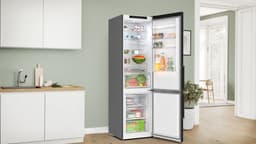Bosch KGN39VXBT - Serie 4 - Vrijstaande koel-vriescombinatie - Zwart - Total No Frost; Nooit meer ontdooien - VitaFresh - Energielabel B - VitaFresh XXL 0°C: houd etenswaren langer vers met extra ruime vershoudlades — thumbnail 8