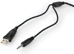 Nedis Gaming Headset - Over-Ear - Stereo - USB Type-A / 2x 3.5 mm - Inklapbare Microfoon - 2.20 m - LED — thumbnail 3