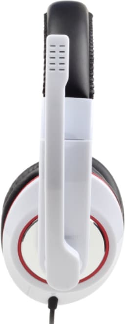 Gembird MHS-001-GW - Koptelefoon met microfoon, glossy wit — thumbnail 4