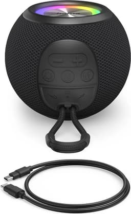Hama Bluetooth speaker - Ball Shape - 5 Lichtmodi - 5W - Zwart — thumbnail 3