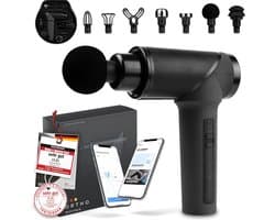 OrthoMechanik 3.0 - Massage Gun Professional met Smartphone App-Expert Video's - Massage apparaat met accessoires - Massage pistool voor sneller herstel
