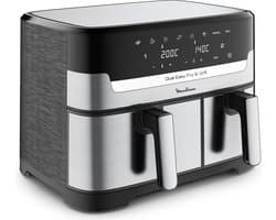 Moulinex Dual Easy Fry & Grill EZ905D20 - Airfryer - 8,3 L - Stainless Steel