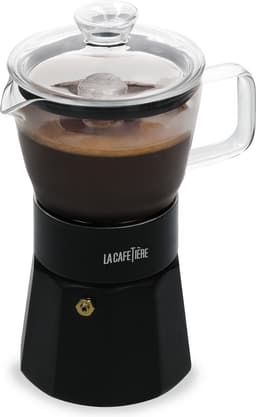 Espresso Maker, 6 Cups, 0.29 L, RVS, Glas, Zwart - La Cafetière | Verona — thumbnail 1
