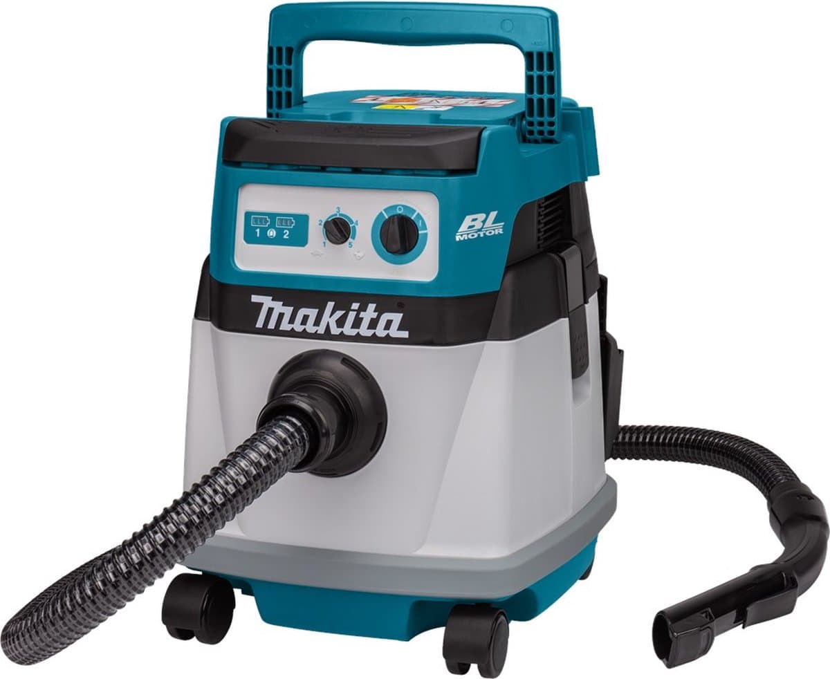 Makita DVC155LZX2 Accu stofzuiger L-klasse nat & droog 2x18V Basic Body — afbeelding 1