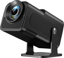 1080p Full HD Mini-Beamer met Android TV, Wifi en Bluetooth - Draagbare Korte Afstand Projector voor Thuisbioscoop met 270 Graden Draaifunctie - Zoom Optie voor Mobiele Telefoon — thumbnail 1
