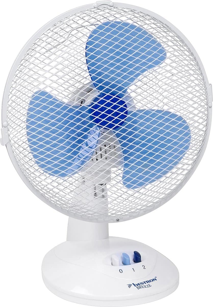 Mobiele tafelventilator met zwenkfunctie, hoogte: 35,5 cm, 27 cm — afbeelding 1