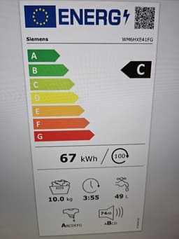 Siemens WM6HXE41FG - Automatisch doseren — thumbnail 2