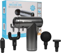 Silvergear Massage Gun - incl. 4 opzetstukken - Zwart — thumbnail 1