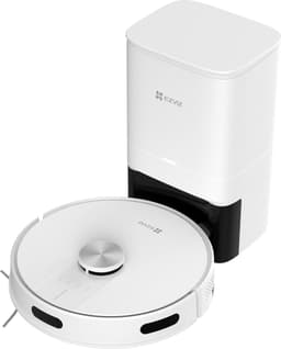 Ezviz RE4 Plus Slimme Robotstofzuiger - LiDAR Navigatie - Dweilen (300 ml) - Obstacle Vermijding - No-Go Zones - Tapijt Detectie - E10 Filter - Automatische Stofbak Legen - Compatibel met Alexa, Google Assistant - Wit — thumbnail 9