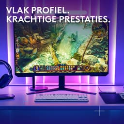Logitech G515 Lightspeed TKL - Draadloos Gaming Toetsenbord - RGB - Qwerty US - Wit — thumbnail 4