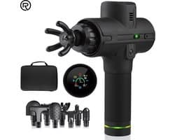 M1 Massage Gun - Sport en Relax Massage apparaat - Krachtig - Draadloos - Inclusief Koffer - 8 opzetstukken