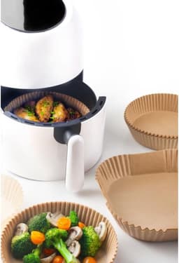 IBILI - Papieren airfryer inzet, set met 50 stuks — thumbnail 2