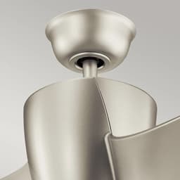 Plafondventilator met verlichting - Phree - 56in / 142cm ventilator - geborsteld nikkel — thumbnail 1