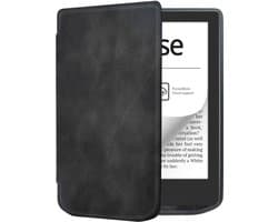 E-Reader Hoes Geschikt voor PocketBook Verse Pro | Book Case met Sleep/Wake Functie | Kunstlederen Beschermhoes | Zwart
