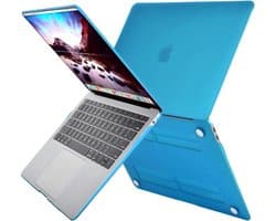 Phreeze Cover geschikt voor MacBook Air 13 inch - Hoes Geschikt voor MacBook Air M1 A1932, A2179, A2337 M1 ( 2018 t/m 2021 ) - Laptop Hardcase - 13.3 Inch - Hoes - Blauw