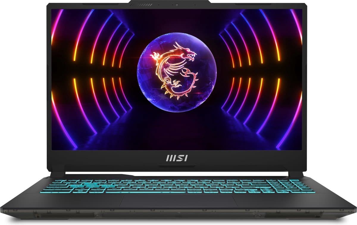 MSI Cyborg 15 A12VE-697NL-2TB - Gaming laptop - 15 inch - Intel Core i5 12450H - NVIDIA GeForce RTX 4050 - 16GB DDR5 - 2TB SSD — afbeelding 1