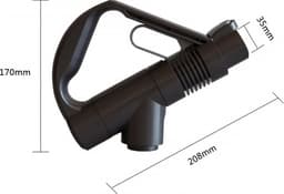 Pistoolgreep - Handgreep geschikt voor Dyson DC19 / DC23 / DC26 / DC29 / DC32 / DC36 / DC37 - Grijs - Handgreep Accessoires - Standaard — thumbnail 5