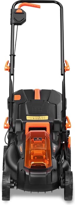 Accu grasmaaier 40V (2X20V) - FUXTEC FX-E1RM20 - breedte 33cm 2 accu's Li-Ion 2Ah, dubbele lader 2,4A, vultrechter 35L — thumbnail 2