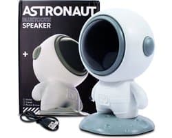 Happy Trendz® Astronaut Bluetooth Speaker / Met verlichting op geluid/ Astronaut Draadloze Bluetooth Speaker - Kleine Subwoofer met Hoge Geluidskwaliteit - Draagbare Mini Speaker - Creatieve Astronaut Cadeaus