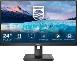 Philips 242S1AE - Full HD Monitor - HDMI-DP-DVI - 24 inch — thumbnail 1