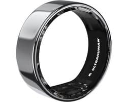 ULTRAHUMAN Ring AIR – Smart Ring | Geen maandabonnement | Bepaal eerst de juiste maat met de Sizing Kit | Slaaptracker - Hartslagmeter - Fitnesstracker – Air Silver – Size 7
