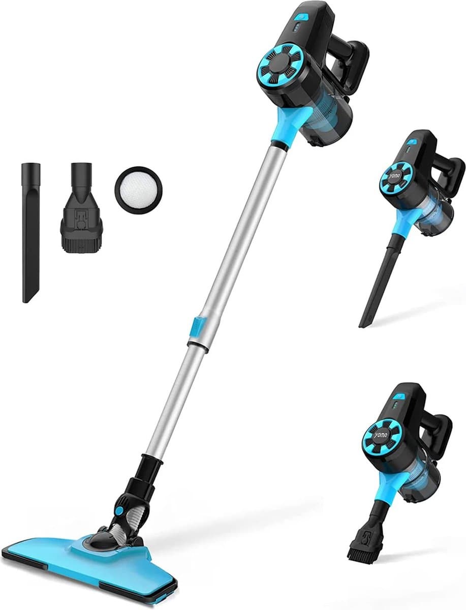 SteeFly® Steelstofzuiger - Ysora N3 - 4in1 - Krachtig & zakloos - Draadloos gemak - Lichtgewicht design - Kleur: lichtblauw — afbeelding 1