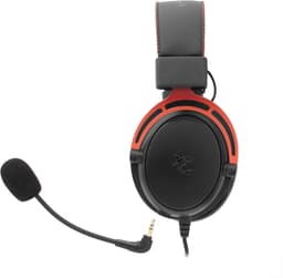 White Shark - GORILLA Zwart/ Rood - Gaming Headset — thumbnail 2
